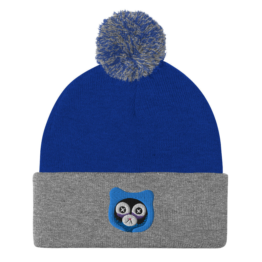 Insomnia Bear Pom-Pom Beanie