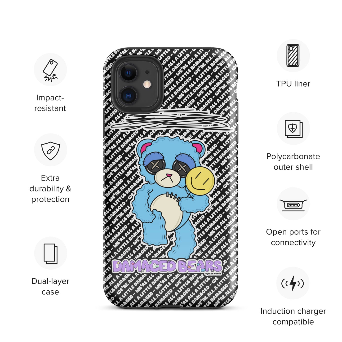 Depression Bear Tough Case for iPhone®