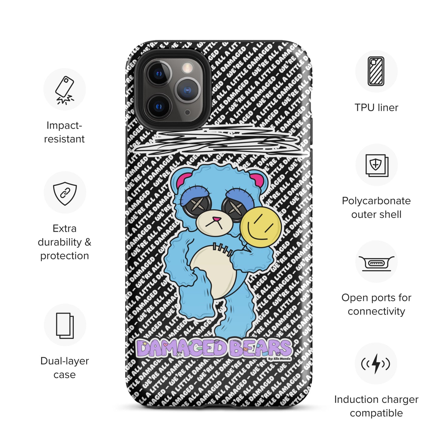 Depression Bear Tough Case for iPhone®