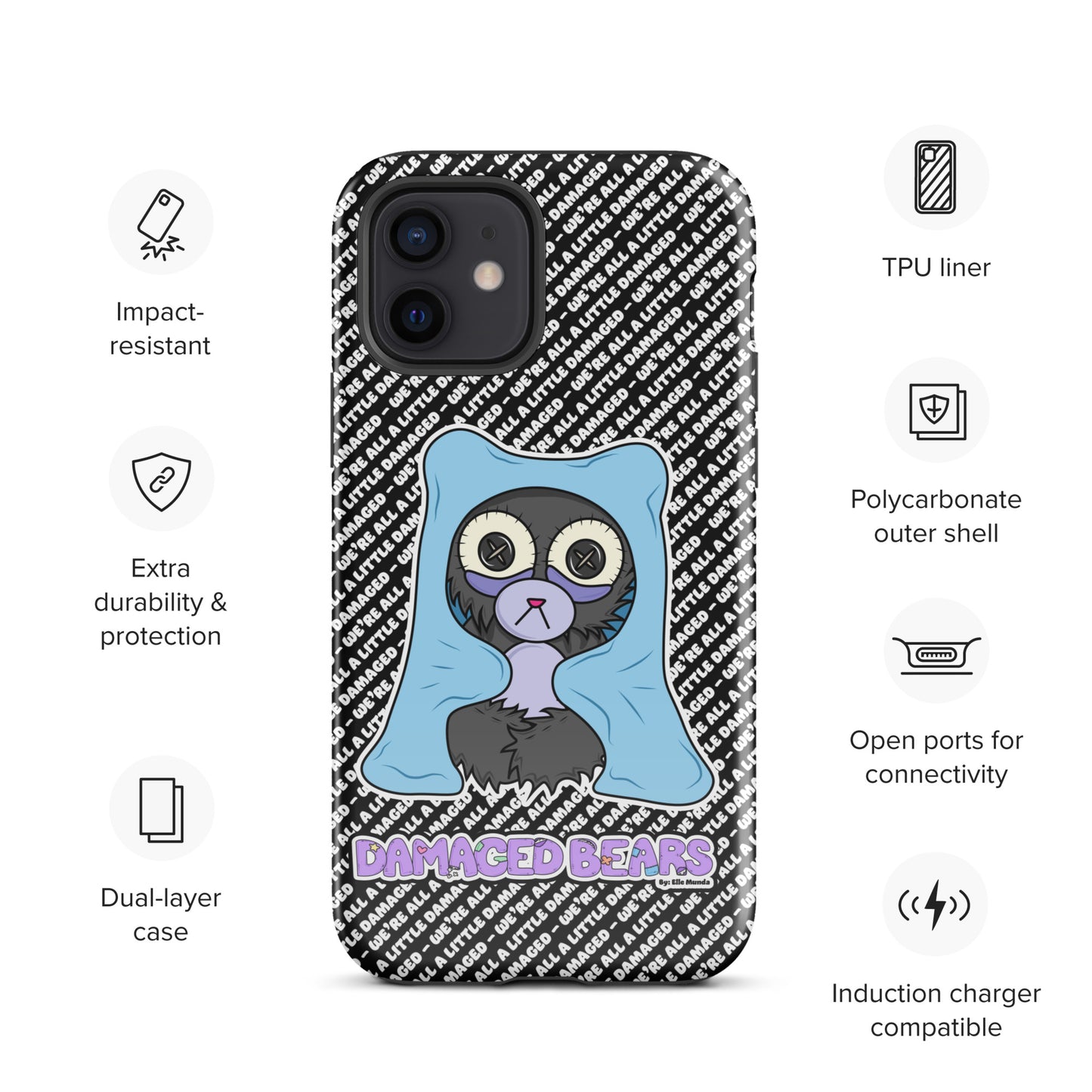 Insomnia Bear Tough Case for iPhone®