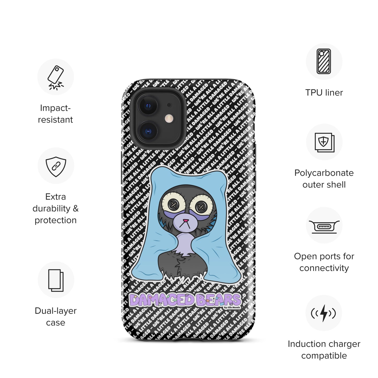 Insomnia Bear Tough Case for iPhone®