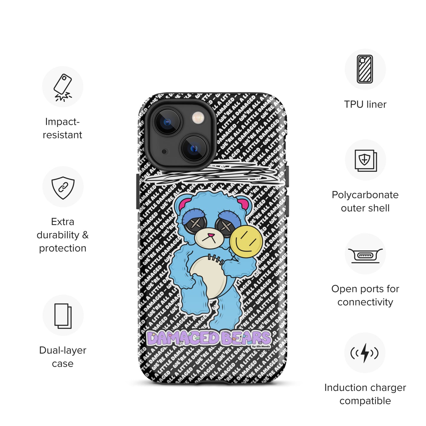 Depression Bear Tough Case for iPhone®