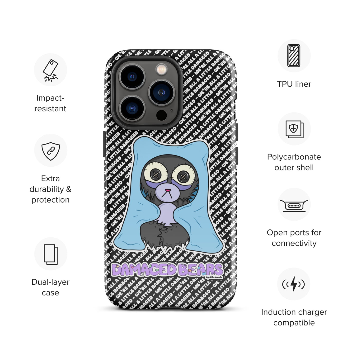 Insomnia Bear Tough Case for iPhone®