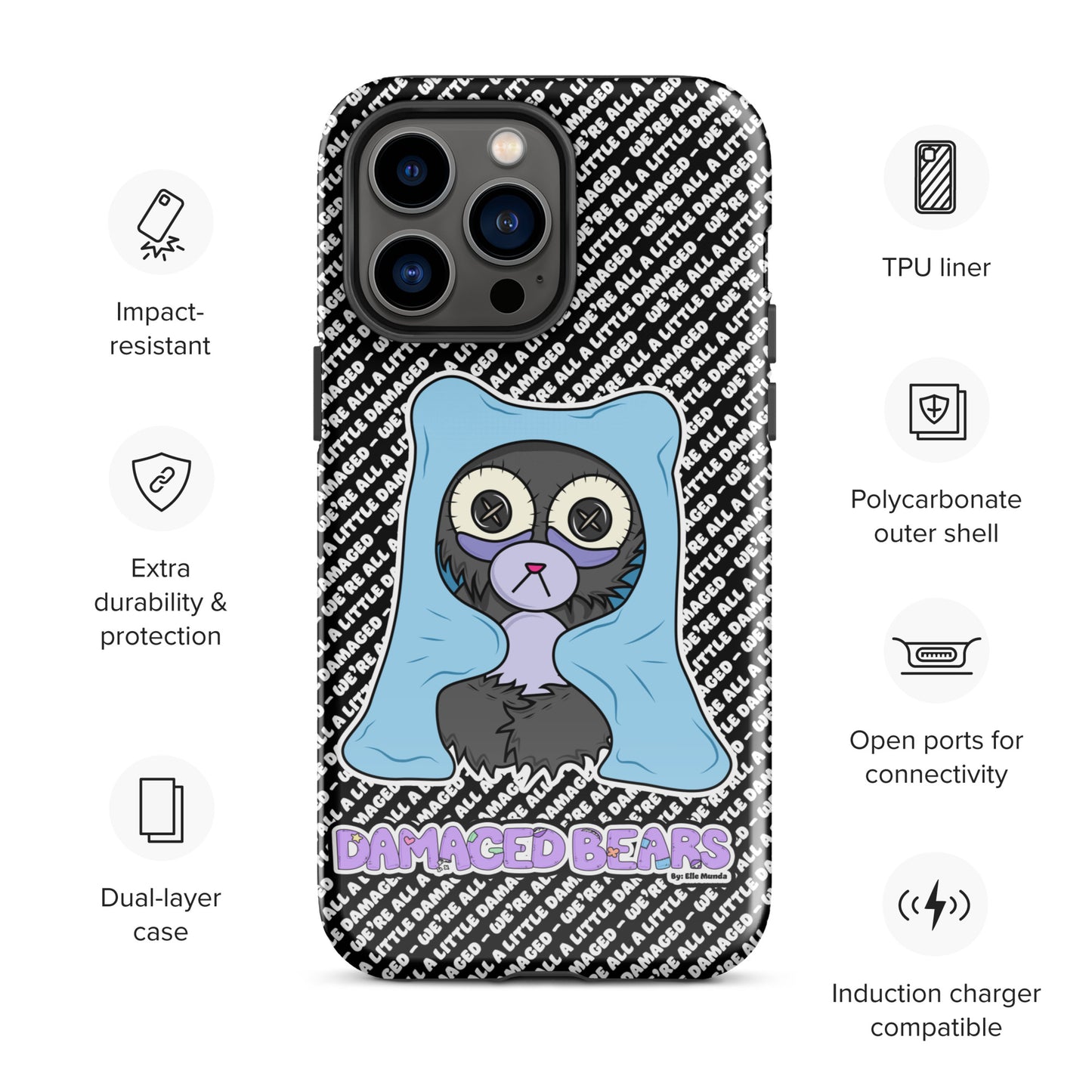 Insomnia Bear Tough Case for iPhone®