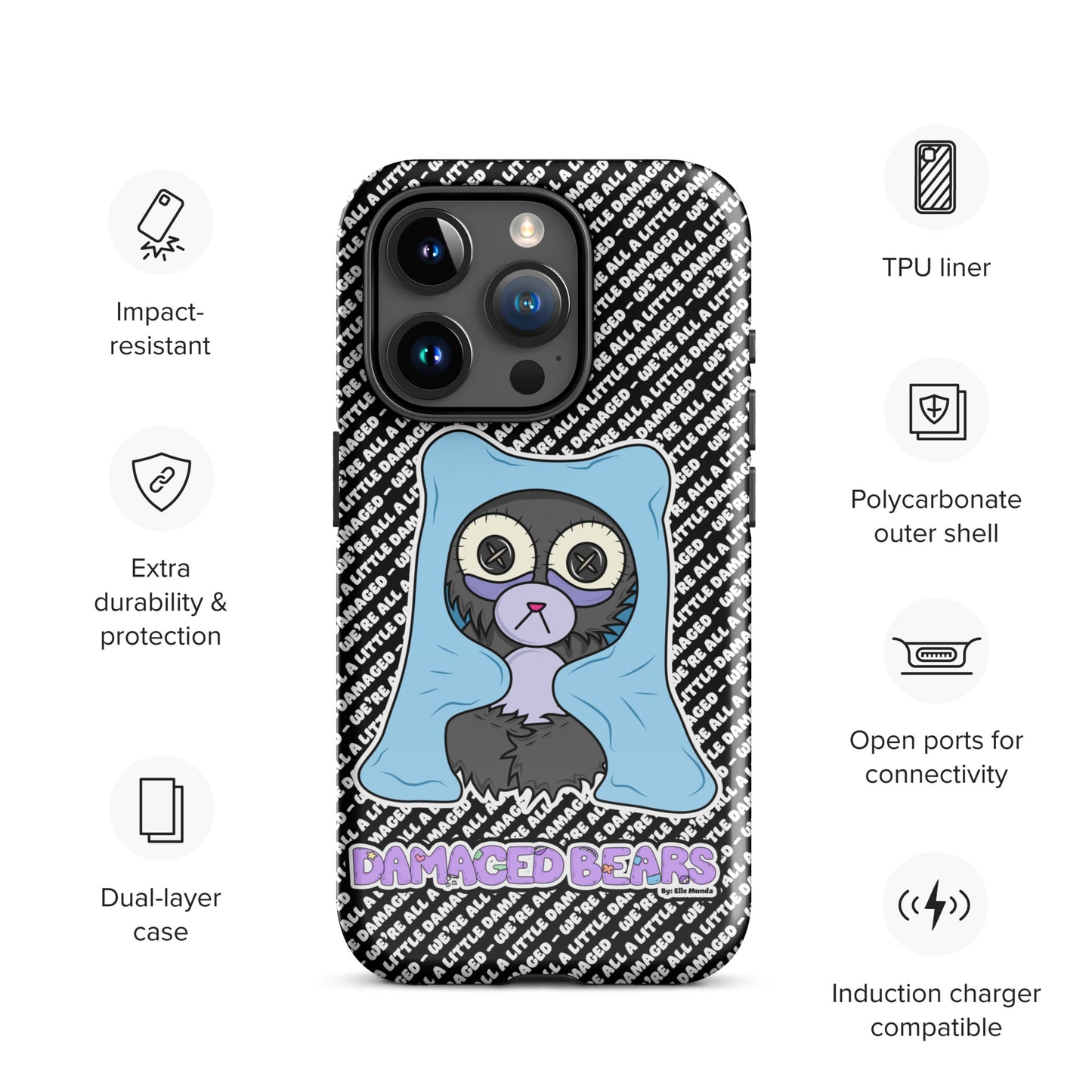 Insomnia Bear Tough Case for iPhone®