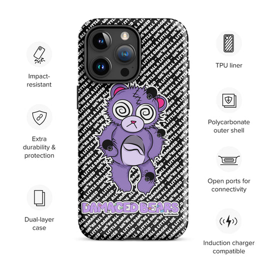 Anxiety Bear Tough Case for iPhone®