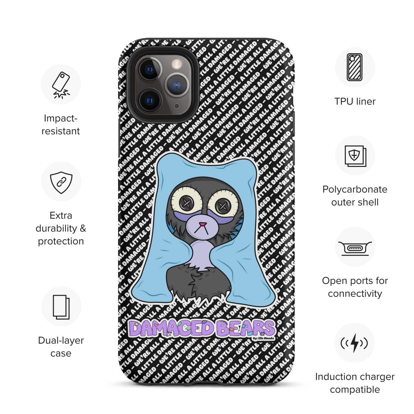 Insomnia Bear Tough Case for iPhone®