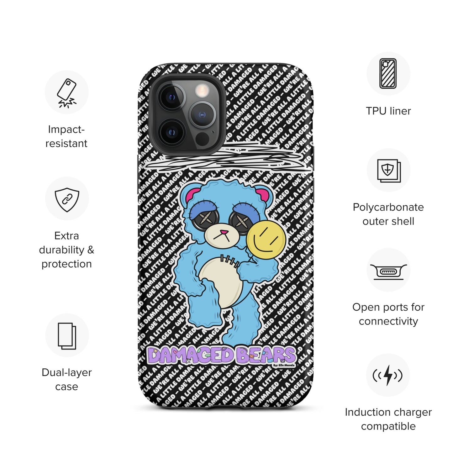 Depression Bear Tough Case for iPhone®