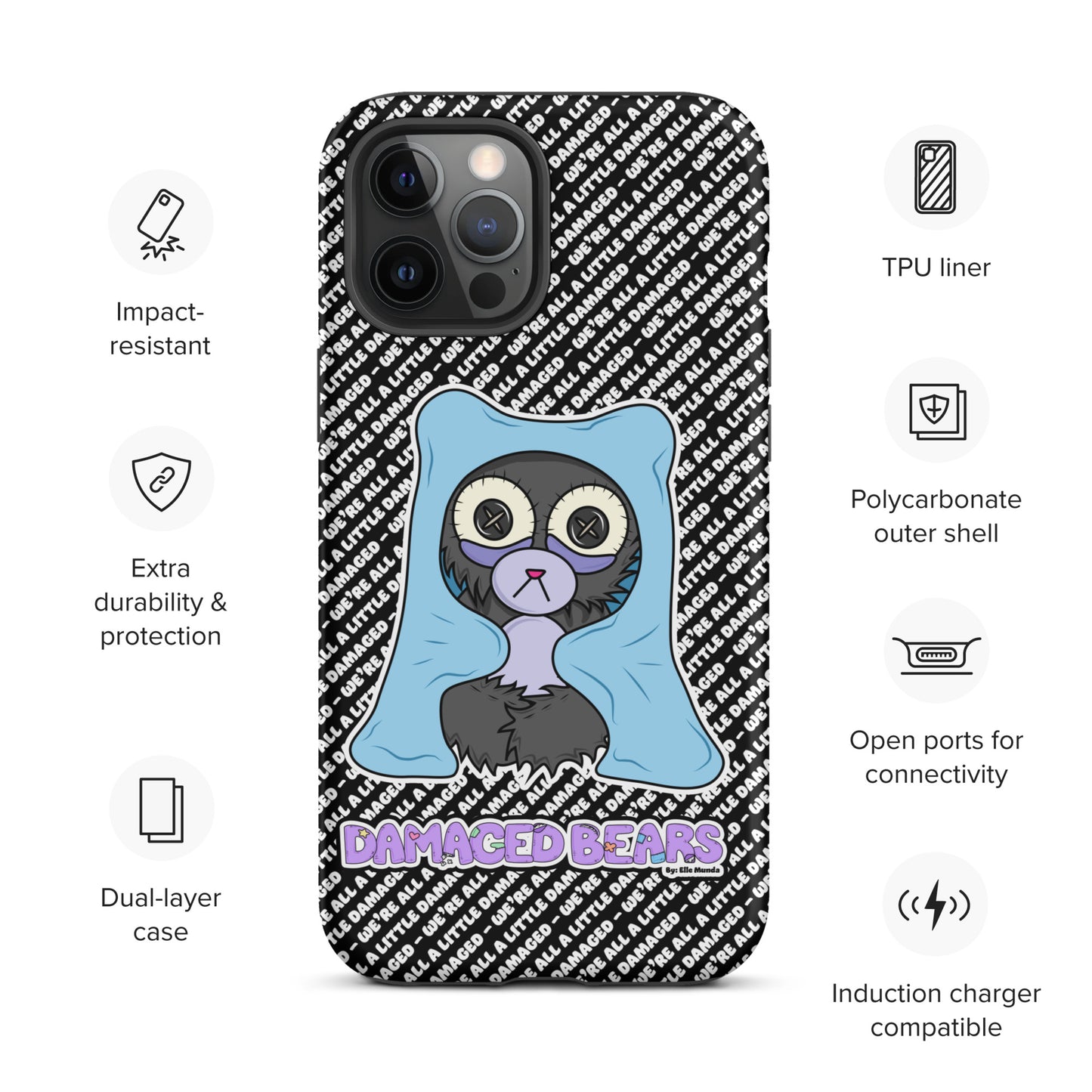 Insomnia Bear Tough Case for iPhone®