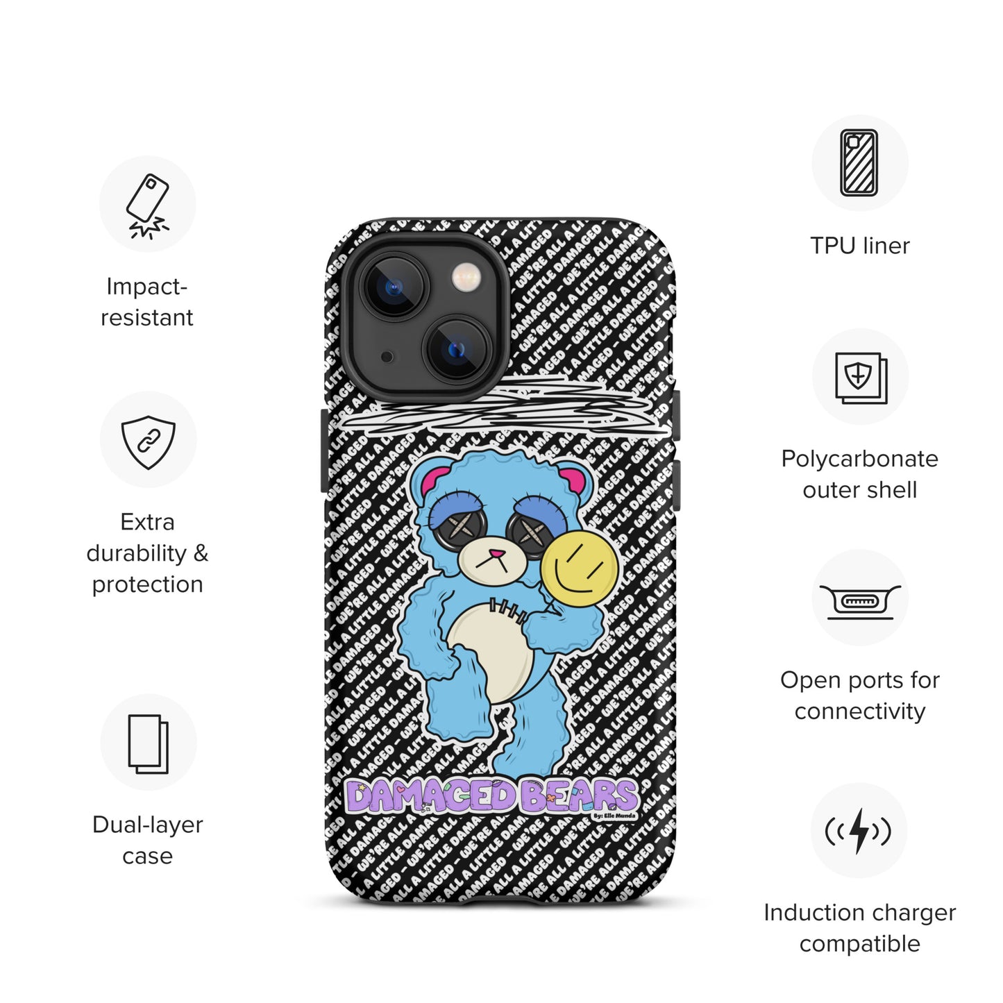 Depression Bear Tough Case for iPhone®