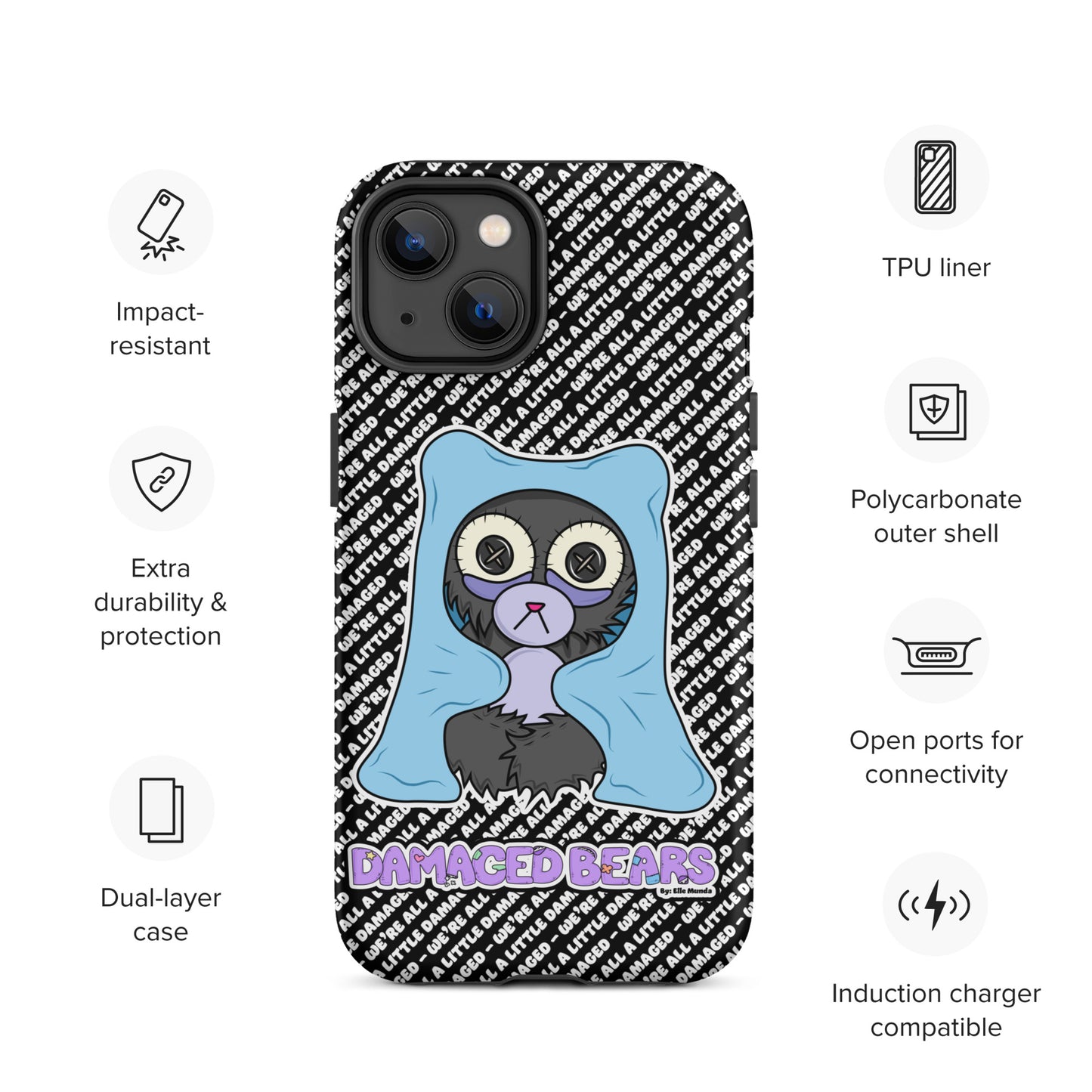 Insomnia Bear Tough Case for iPhone®