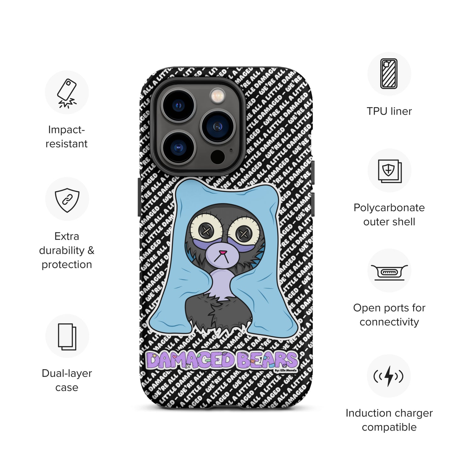 Insomnia Bear Tough Case for iPhone®