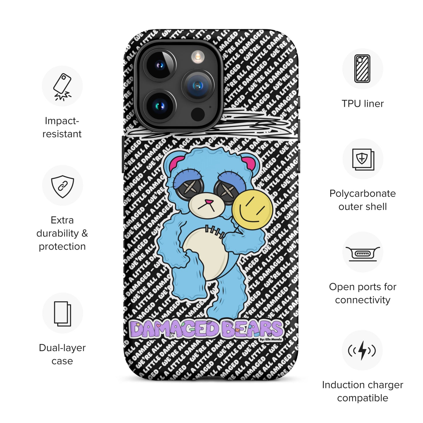 Depression Bear Tough Case for iPhone®